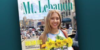The cover of Mt. Lebanon Magazine's September 2022 issue with a girl smiling and the words 