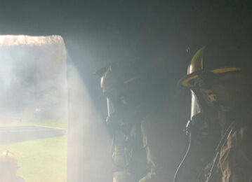 Mt. Lebanon Fire Department firefighters at Citizen Fire Academy